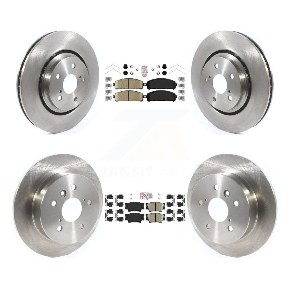 Front Rear Ceramic Pad Brake Rotors Kit For 22 Toyota Camry TRD With Manual Parking K8A-106265