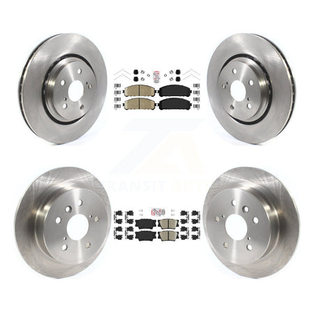 Front Rear Ceramic Pad Brake Rotors Kit For 22 Toyota Camry TRD With Manual Parking K8A-106265