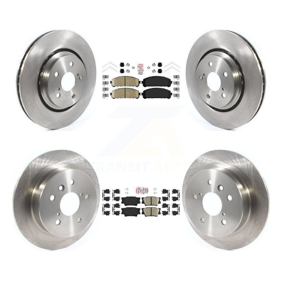 Front Rear Ceramic Pad Brake Rotors Kit For 22 Toyota Camry TRD With Manual Parking K8A-106265
