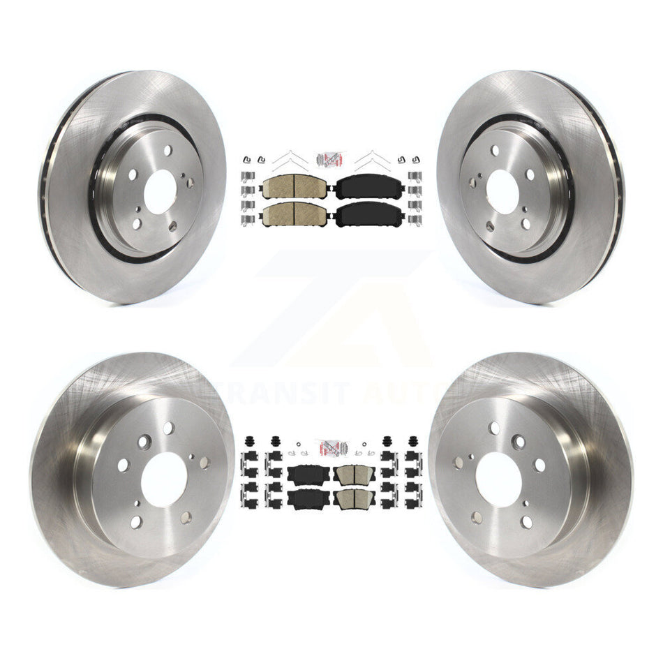 Front Rear Ceramic Pad Brake Rotors Kit For 22 Toyota Camry TRD With Manual Parking K8A-106266