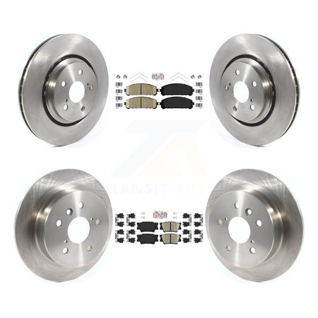 Front Rear Ceramic Pad Brake Rotors Kit For 22 Toyota Camry TRD With Manual Parking K8A-106267