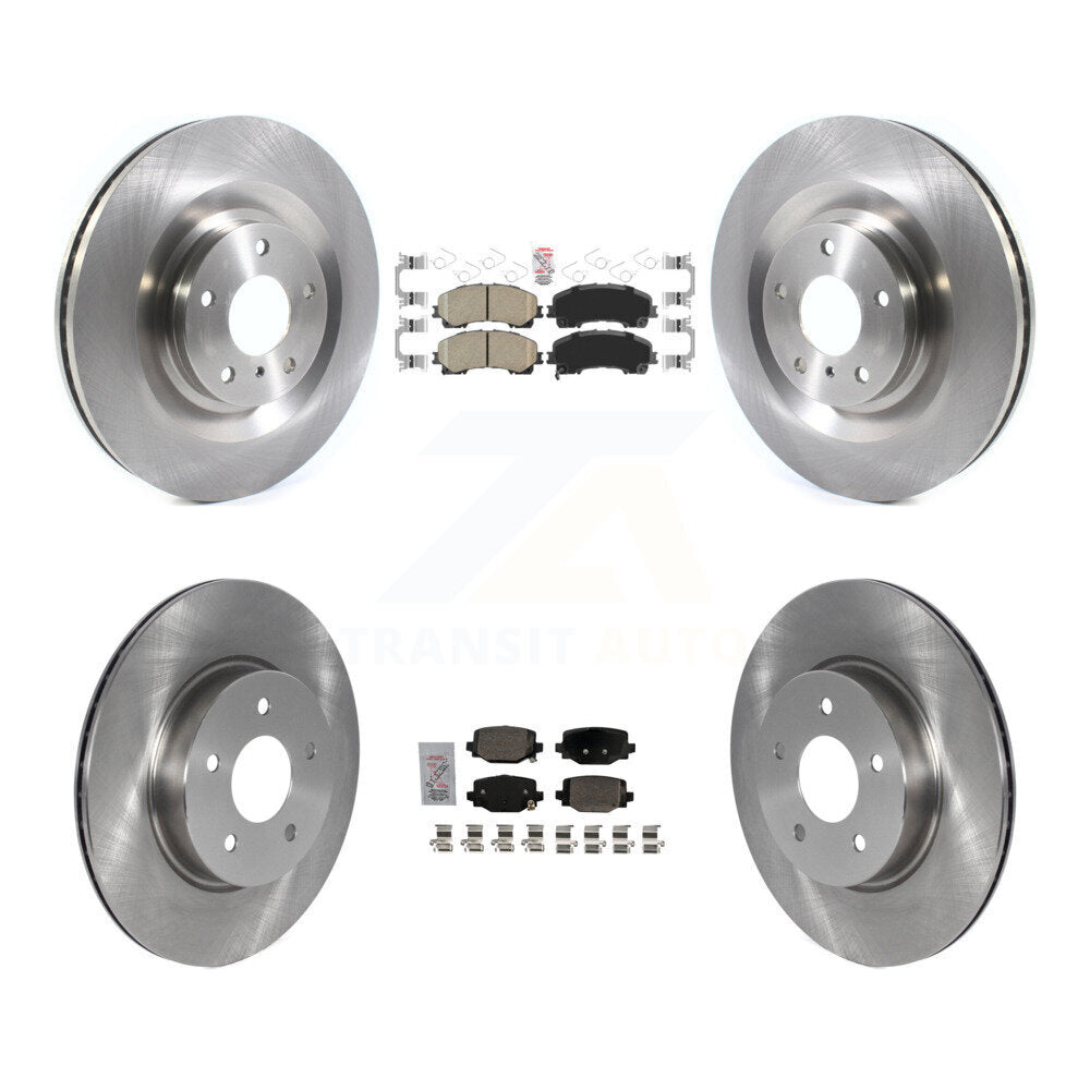 Front Rear Ceramic Pads And Disc Brake Rotors Kit For INFINITI QX50 QX55 K8A-106288