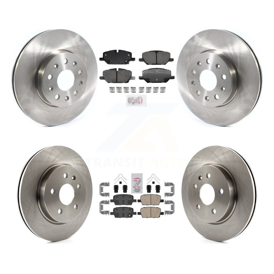 Front Rear Ceramic Pads And Disc Brake Rotors Kit For Chevrolet Camaro K8A-106297