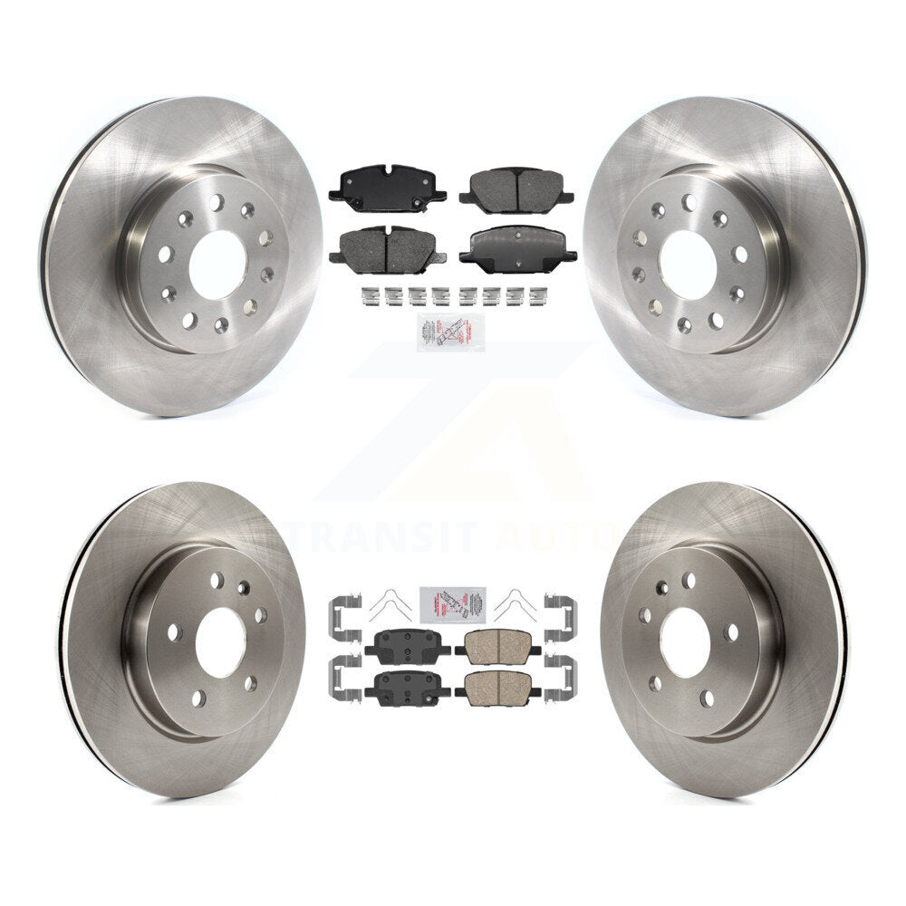 Front Rear Ceramic Pads And Disc Brake Rotors Kit For Chevrolet Camaro K8A-106298