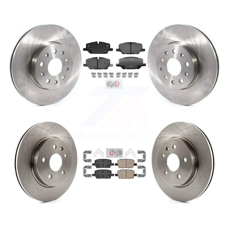Front Rear Ceramic Pads And Disc Brake Rotors Kit For Chevrolet Camaro K8A-106298