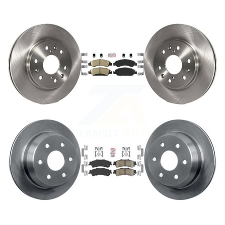 Front Rear Ceramic Pad & Brake Rotors Kit For Chevrolet Silverado 1500 GMC Sierra Classic K8A-106321