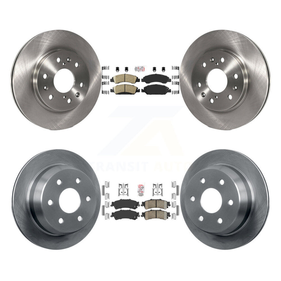 Front Rear Ceramic Pad & Brake Rotors Kit For Chevrolet Silverado 1500 GMC Sierra Classic K8A-106321
