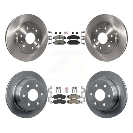 Front Semi-Metallic Rear Ceramic Pad And Brake Rotor Kit For Chevrolet Silverado 1500 GMC K8A-106325