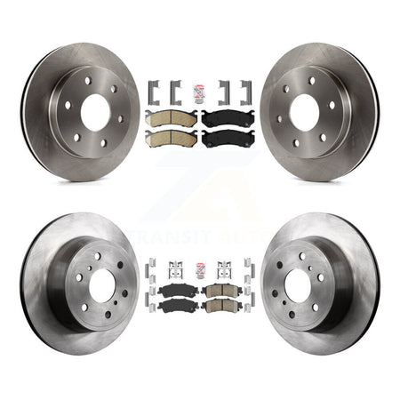 Front Rear Ceramic Pads And Disc Brake Rotors Kit For GMC Sierra 1500 Classic K8A-106327