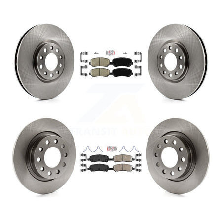 Front Rear Ceramic Pads And Disc Brake Rotors Kit For 2013-2016 Dodge Dart K8A-106360