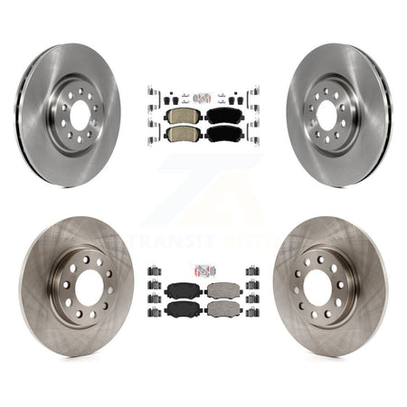 Front Rear Ceramic Pad & Brake Rotor Kit For Chrysler 200 With 330mm Diameter K8A-106366