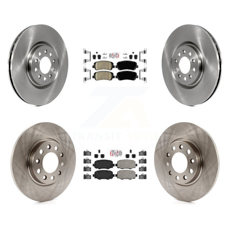 Front Rear Ceramic Pad & Brake Rotor Kit For Chrysler 200 With 330mm Diameter K8A-106367