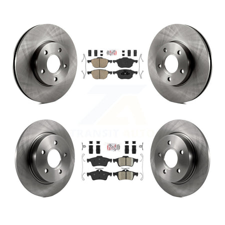 Front Rear Ceramic Pads And Disc Brake Rotors Kit For Ford Focus K8A-106390