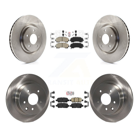 Front Rear Ceramic Pads And Disc Brake Rotors Kit For Nissan Rogue K8A-106401