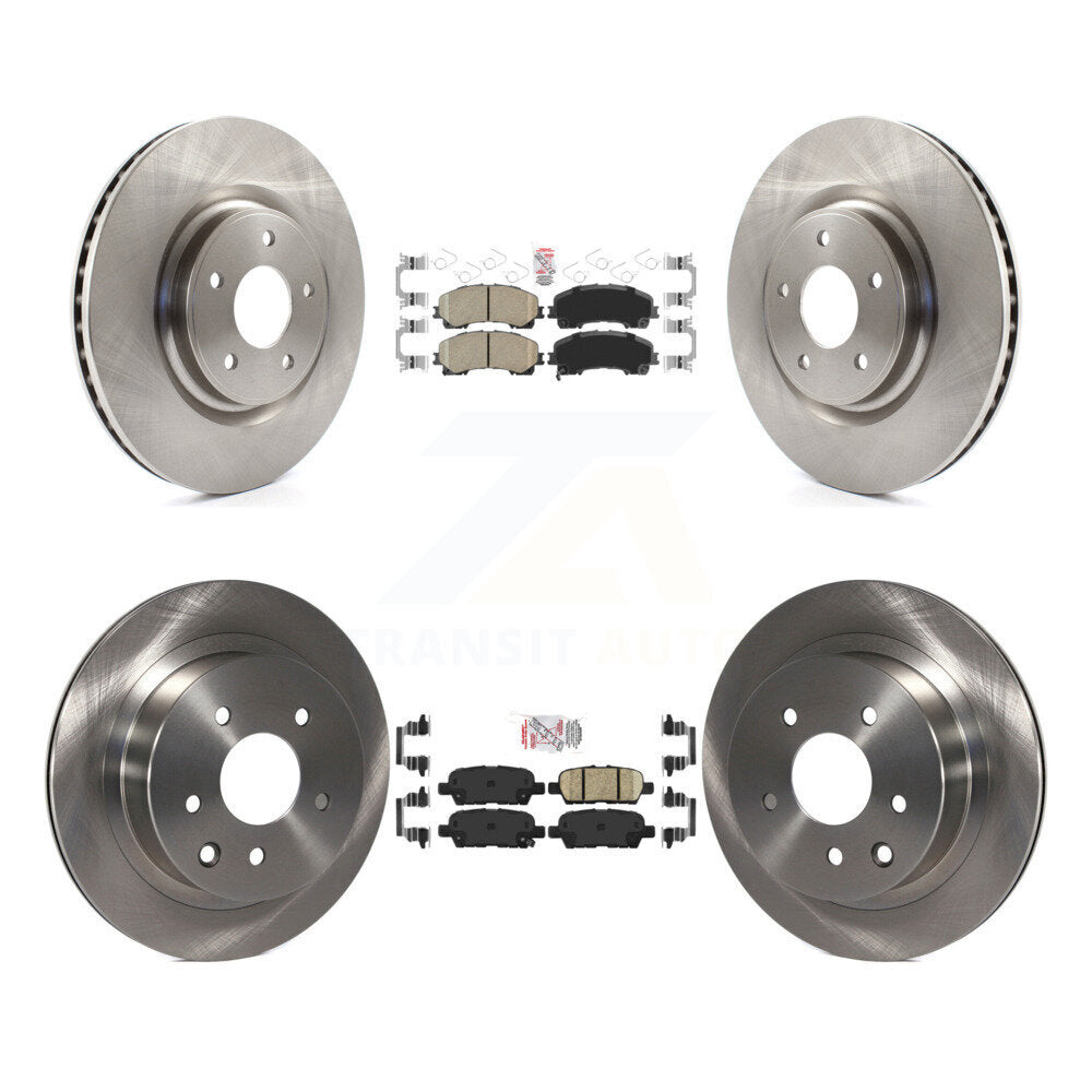 Front Rear Ceramic Pads And Disc Brake Rotors Kit For Nissan Rogue K8A-106403