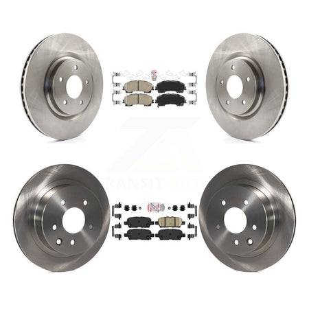 Front Rear Ceramic Pads And Disc Brake Rotors Kit For Nissan Rogue K8A-106404