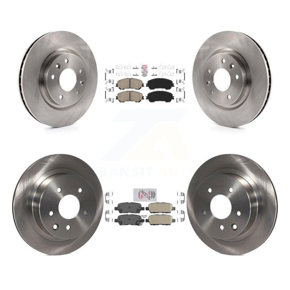 Front Rear Ceramic Pads And Disc Brake Rotors Kit For Nissan Rogue Sport Qashqai K8A-106413