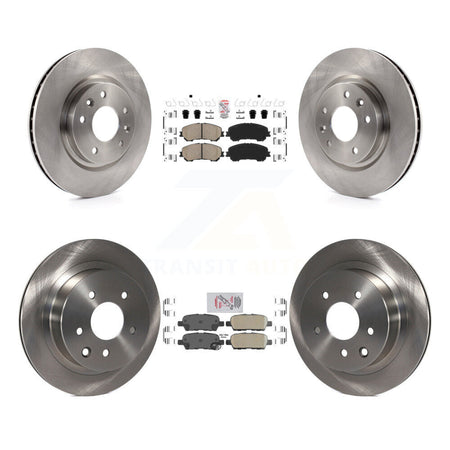 Front Rear Ceramic Pads And Disc Brake Rotors Kit For Nissan Rogue Sport Qashqai K8A-106415