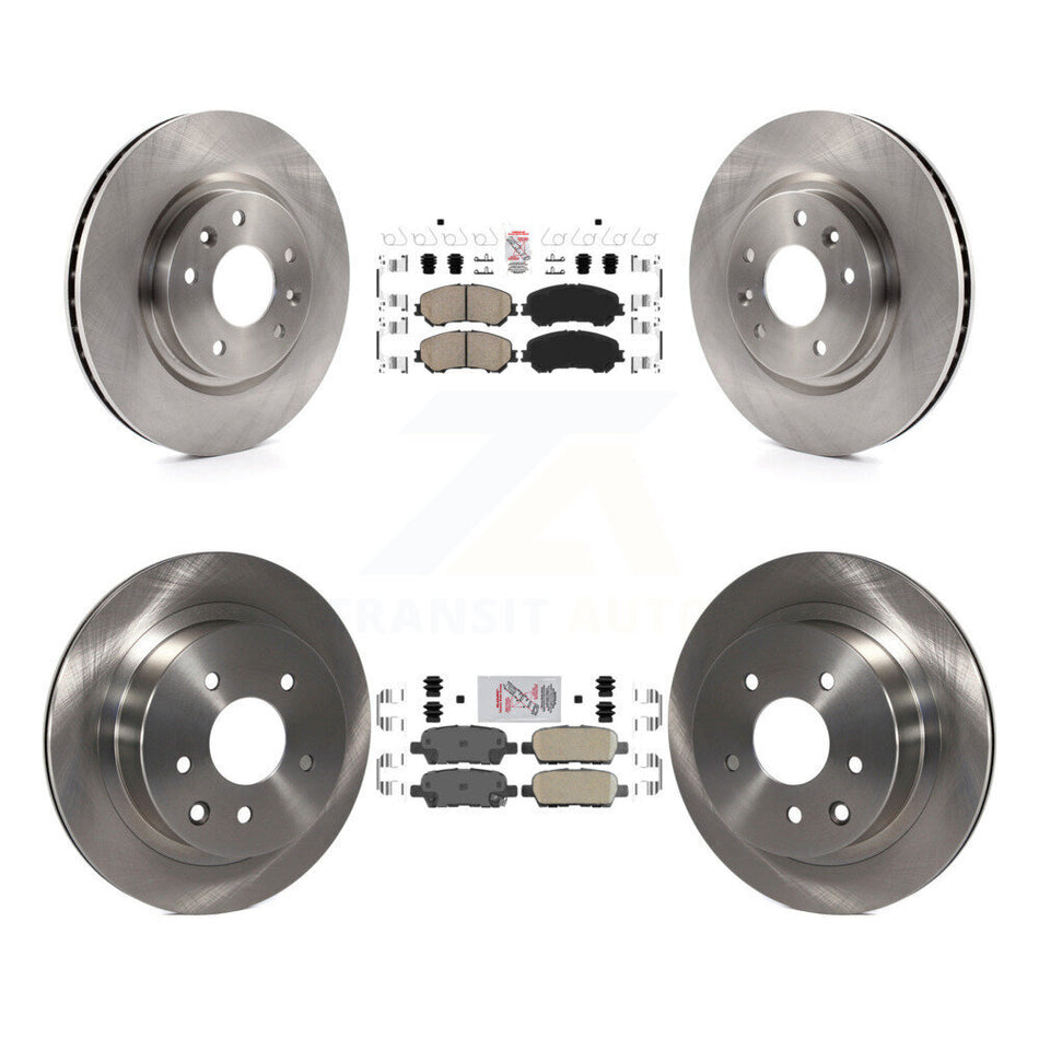 Front Rear Ceramic Pads And Disc Brake Rotors Kit For Nissan Rogue Sport Qashqai K8A-106416