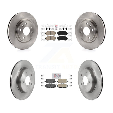 Front Rear Ceramic Pads And Disc Brake Rotors Kit For Nissan Qashqai Rogue Sport K8A-106421