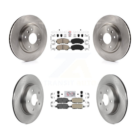 Front Rear Ceramic Pads And Disc Brake Rotors Kit For Nissan Qashqai Rogue Sport K8A-106422