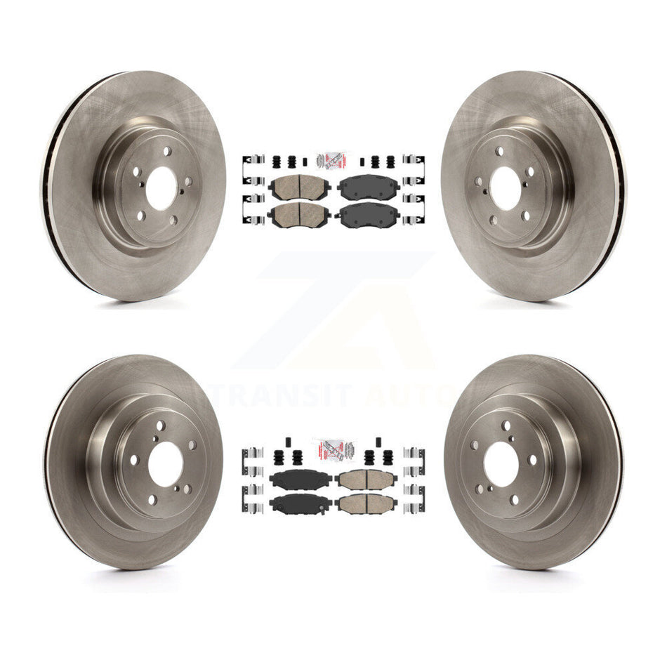 Front Rear Ceramic Pads And Disc Brake Rotors Kit For Subaru Legacy K8A-106429