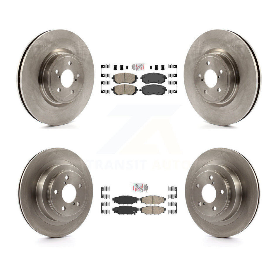 Front Rear Ceramic Pads And Disc Brake Rotors Kit For Subaru Legacy K8A-106430