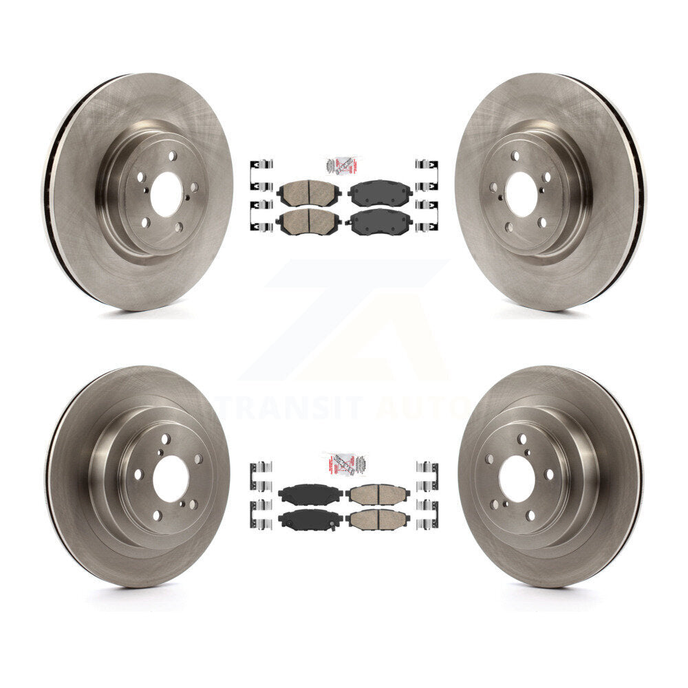 Front Rear Ceramic Pads And Disc Brake Rotors Kit For Subaru Legacy K8A-106432