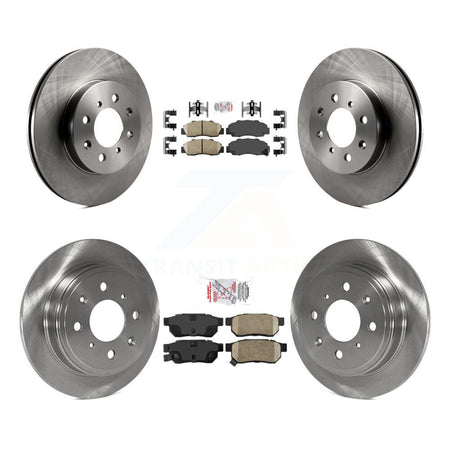 Front Rear Ceramic Pads And Disc Brake Rotors Kit For 1992-1993 Acura Integra GS-R K8A-106434