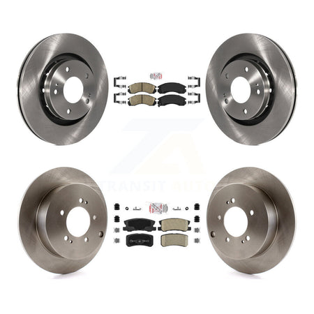 Front Rear Ceramic Pad Disc Brake Rotors Kit For 2009 Mitsubishi Lancer Ralliart To 03 09 K8A-106441