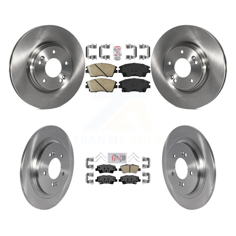 Front Rear Ceramic Pads And Disc Brake Rotors Kit For Kia Sportage Hyundai Tucson K8A-106563