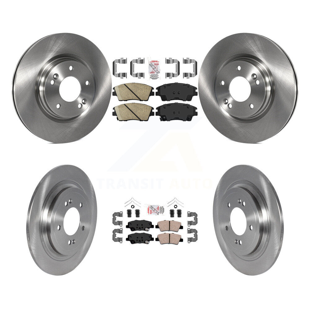 Front Rear Ceramic Pads And Disc Brake Rotors Kit For Kia Sportage Hyundai Tucson K8A-106564