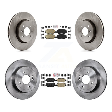 Front Rear Ceramic Pads And Disc Brake Rotors Kit For Kia Rio K8A-106568