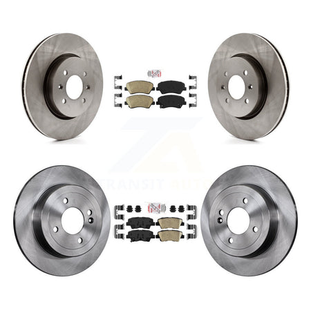 Front Rear Ceramic Pads And Disc Brake Rotors Kit For Kia Rio K8A-106569
