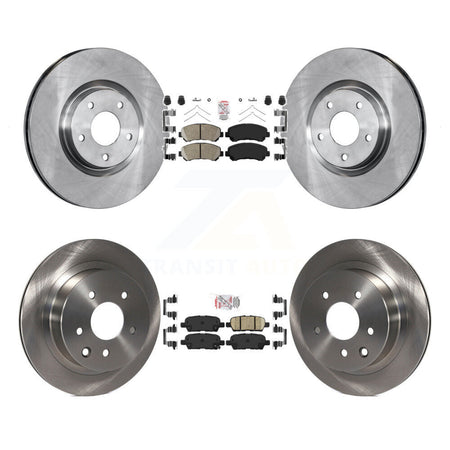 Front Rear Ceramic Pads And Disc Brake Rotors Kit For 2014-2017 Nissan Juke Nismo RS K8A-106572