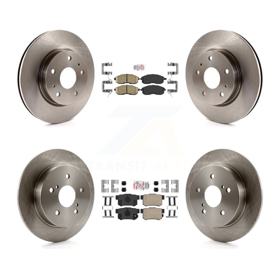 Front Rear Ceramic Pads And Disc Brake Rotors Kit For Suzuki SX4 Crossover K8A-106576