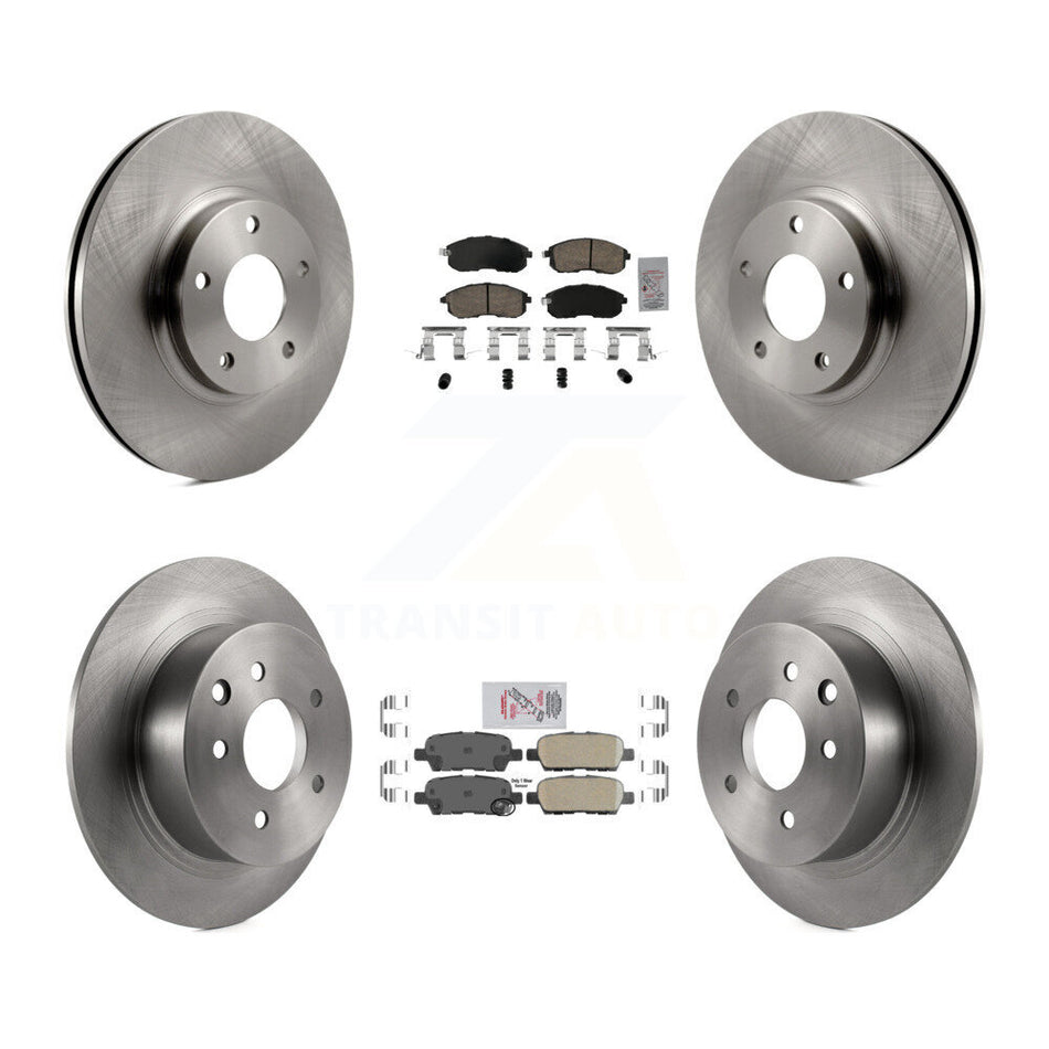 Front Rear Ceramic Pads And Disc Brake Rotors Kit For Nissan Altima K8A-106579