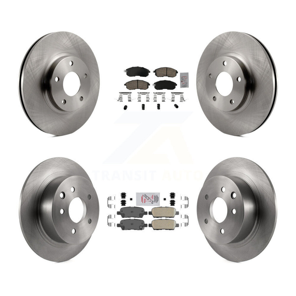 Front Rear Ceramic Pads And Disc Brake Rotors Kit For Nissan Altima K8A-106580