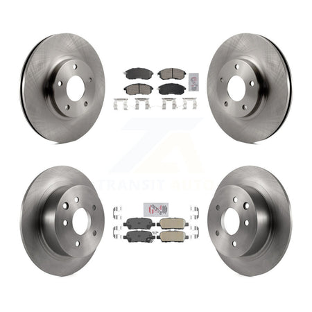 Front Rear Ceramic Pads And Disc Brake Rotors Kit For Nissan Altima K8A-106581