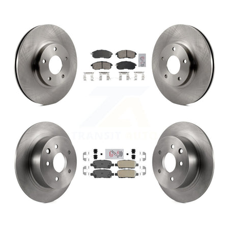 Front Rear Ceramic Pads And Disc Brake Rotors Kit For Nissan Altima K8A-106582