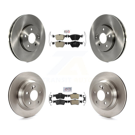 Front Rear Semi-Metallic Pad Brake Rotor Kit For Mercedes-Benz E320 AWD With Vented K8A-106592