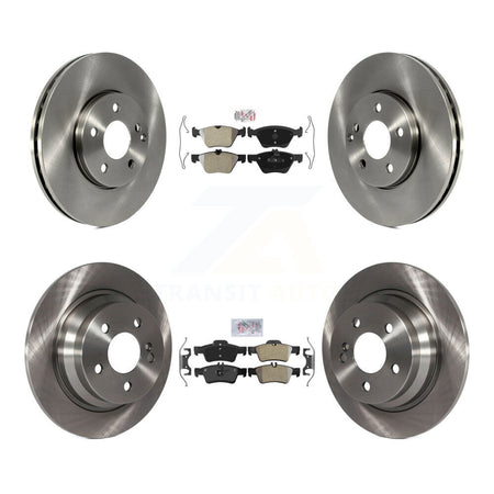 Front Rear Semi-Metallic Pads And Disc Brake Rotors Kit For Mercedes-Benz E320 E300 K8A-106593