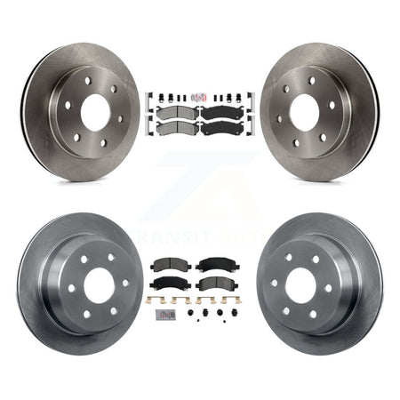 Front Rear Semi-Metallic Pads And Disc Brake Rotors Kit For Chevrolet Avalanche 1500 K8A-106618