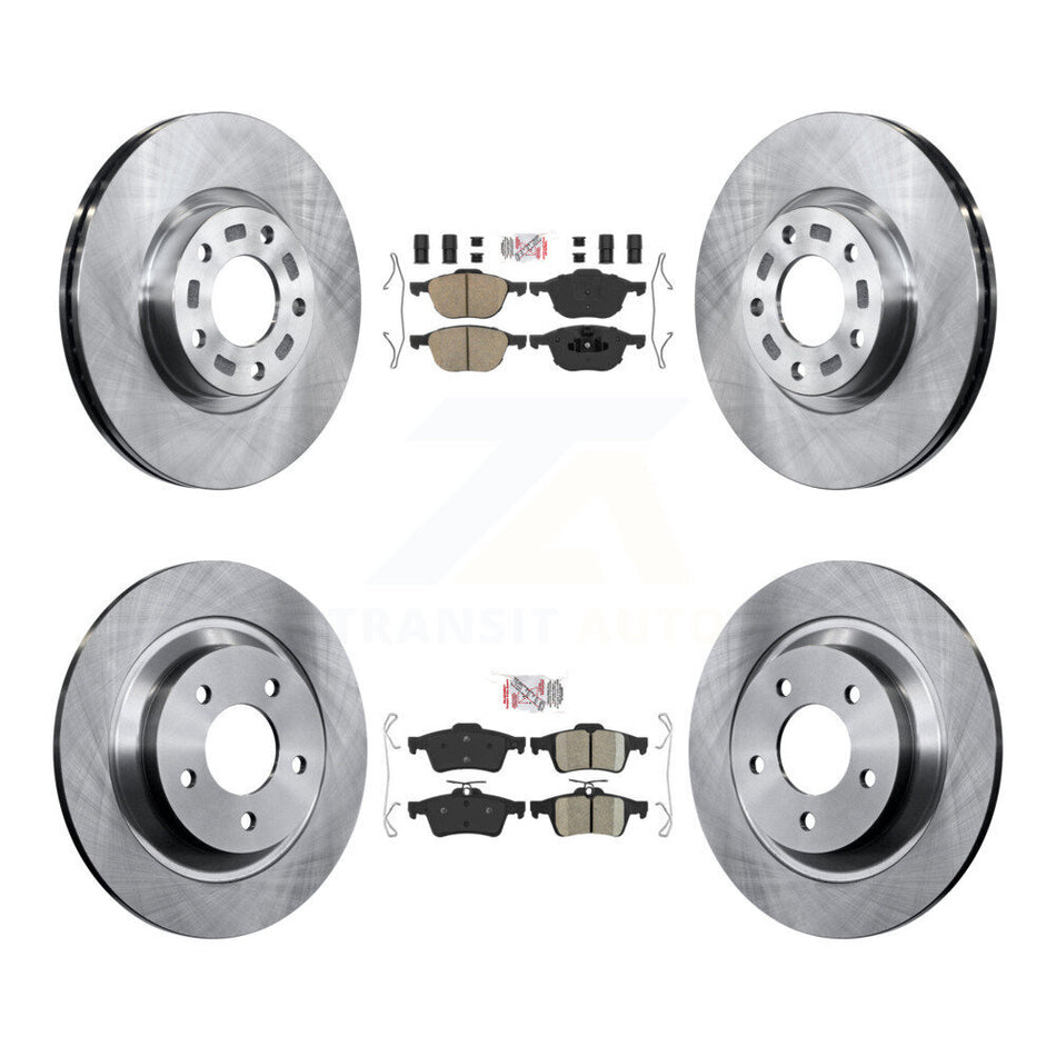 Front Rear Ceramic Pads And Disc Brake Rotors Kit For Mazda 5 K8A-106632