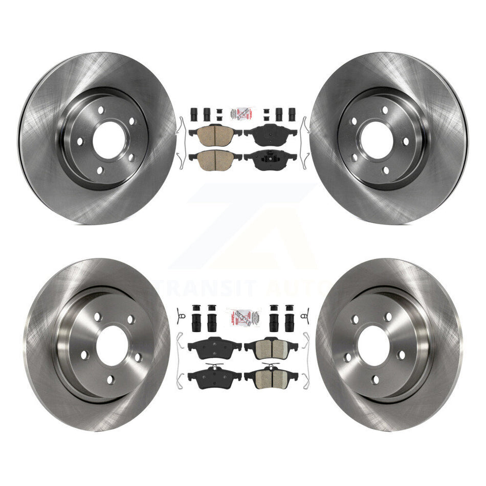 Front Rear Ceramic Pads And Disc Brake Rotors Kit For Volvo S40 C30 V50 C70 K8A-106649