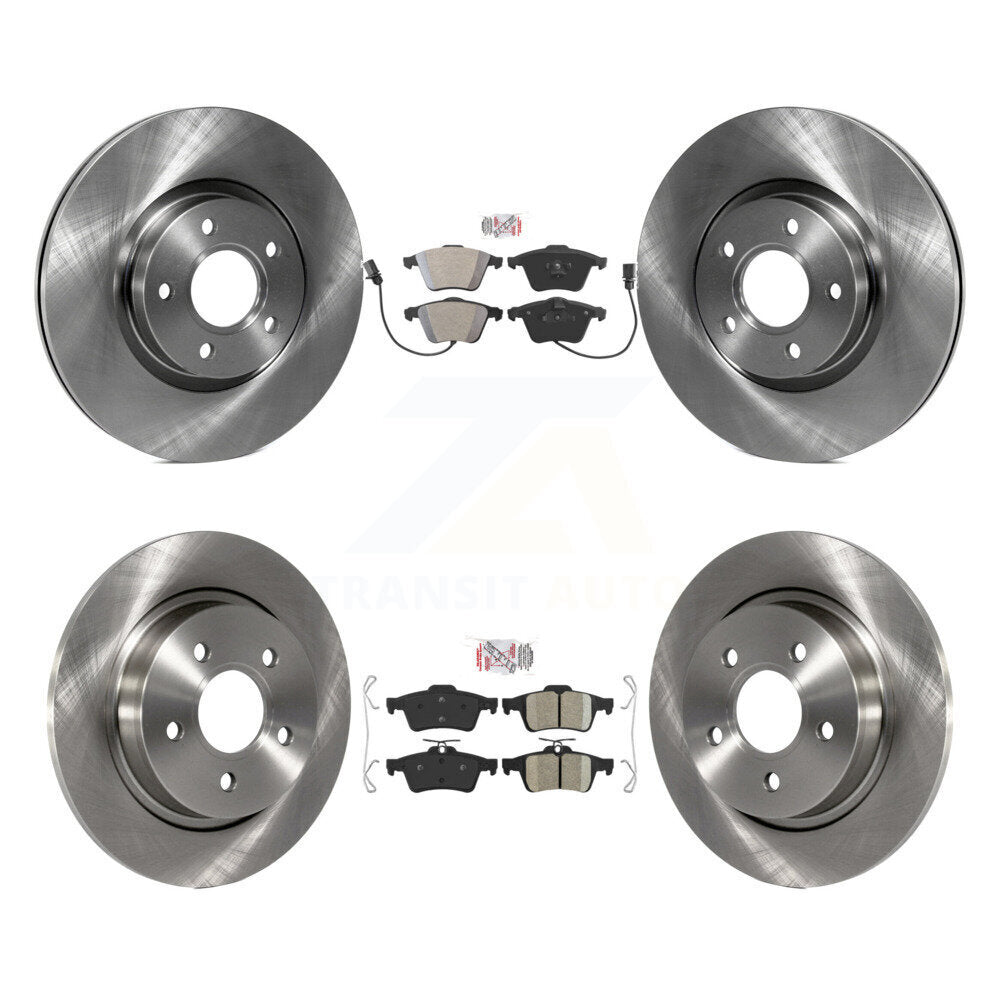 Front Semi-Metallic Rear Ceramic Pads And Disc Brake Rotors Kit For Volvo S40 K8A-106653