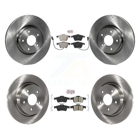 Front Semi-Metallic Rear Ceramic Pads And Disc Brake Rotors Kit For Volvo S40 K8A-106653