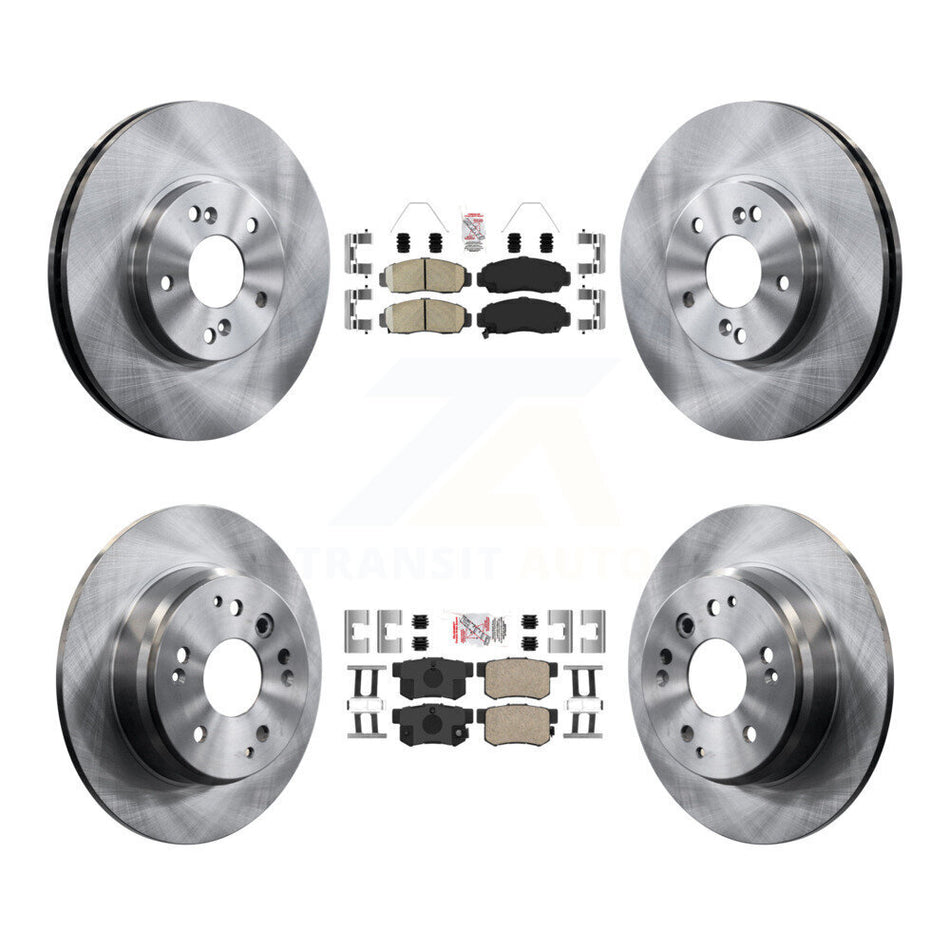 Front Rear Ceramic Pads And Disc Brake Rotors Kit For Acura TL K8A-106661