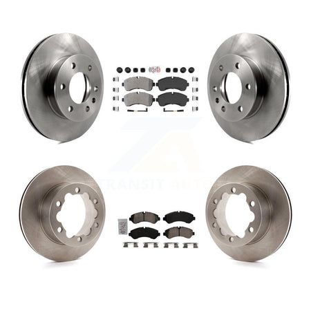 Front Semi-Metallic Rear Ceramic Pad Brake Rotor Kit For Mercedes-Benz Sprinter 3500 4500 K8A-106700