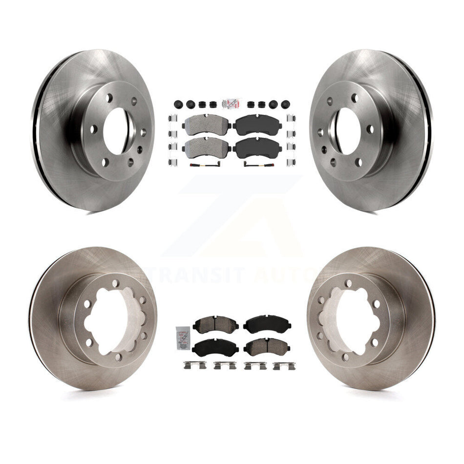 Front Semi-Metallic Rear Ceramic Pad Brake Rotor Kit For Mercedes-Benz Sprinter 3500 4500 K8A-106700
